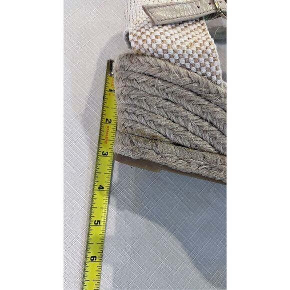 IISE JACOBSEN TAN ESPADRILLES WEDGE HEELS WOMENS SIZE 7 - Picture 13 of 13